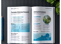 Document ou rapport avec un logo de développement durable et des icônes environnementales, représentant le reporting RSE pour les clients d'AquaCleanse.