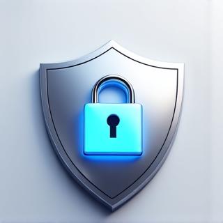 Icône de bouclier avec cadenas symbolisant le chiffrement